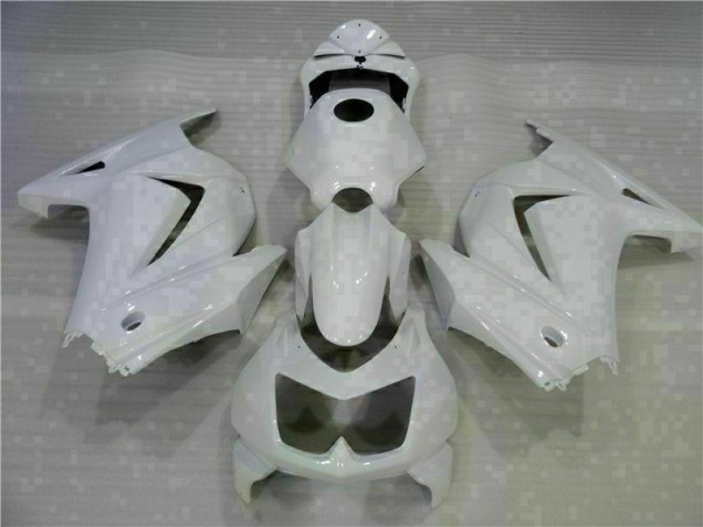 Blanc Carénage Kawasaki EX250 2008-2012