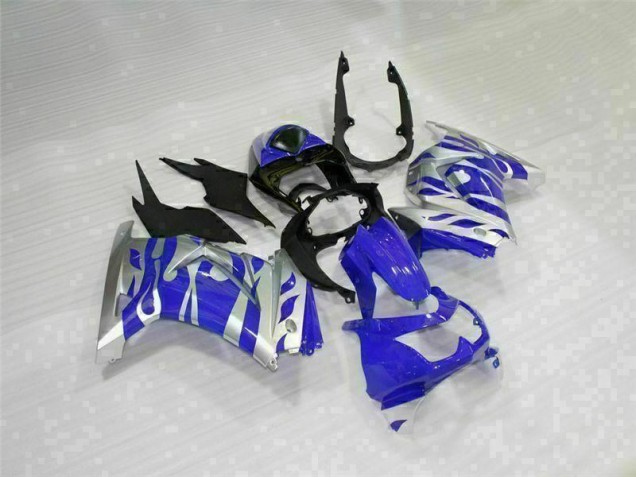 Noir Bleu Carénage Kawasaki EX250 2008-2012