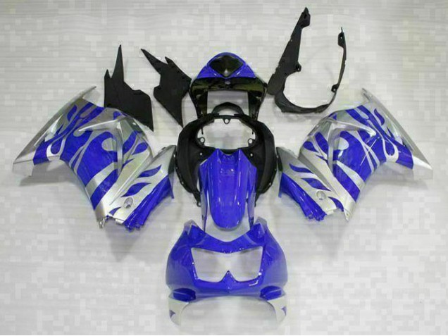 Noir Bleu Carénage Kawasaki EX250 2008-2012