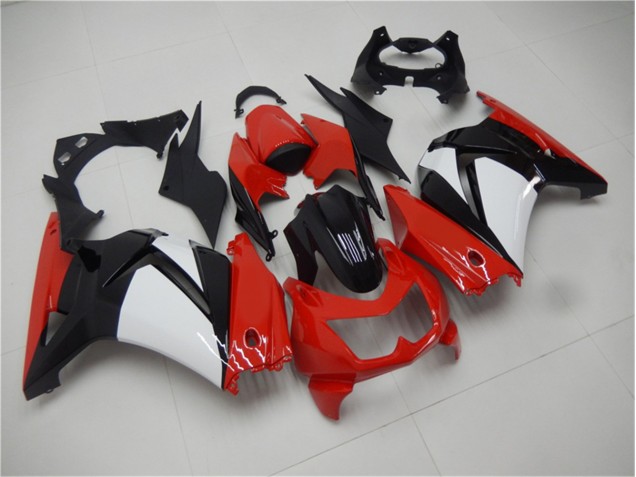 Rouge Noir Blanc Carénage Kawasaki EX250 2008-2012