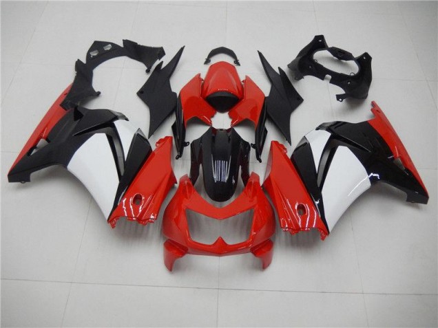 Rouge Noir Blanc Carénage Kawasaki EX250 2008-2012