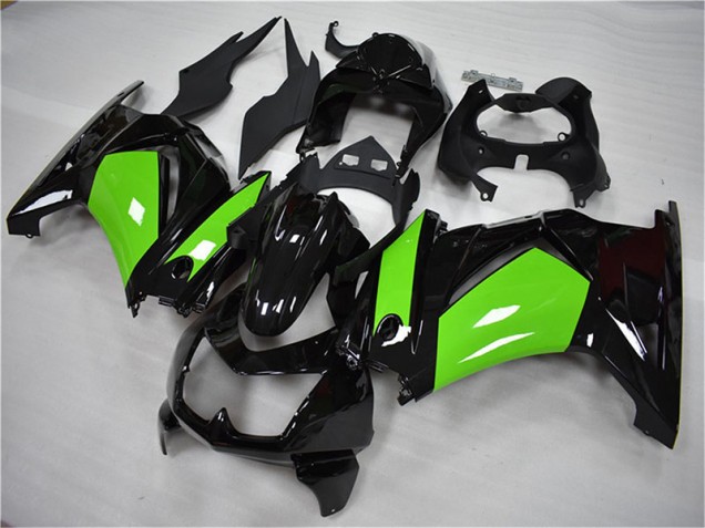 Noir Vert Carénages Kawasaki EX250 2008-2012 Noir Vert Carénages Kawasaki EX250 2008-2012