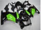 Noir Vert Carénages Kawasaki EX250 2008-2012 Noir Vert Carénages Kawasaki EX250 2008-2012