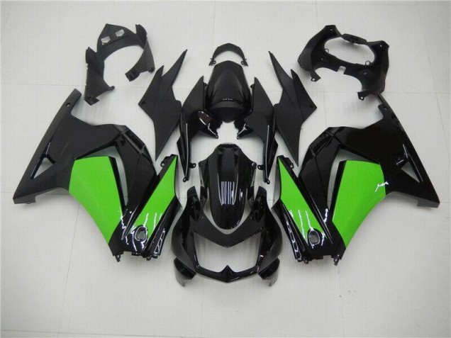 Noir Vert Carénages Kawasaki EX250 2008-2012 Noir Vert Carénages Kawasaki EX250 2008-2012