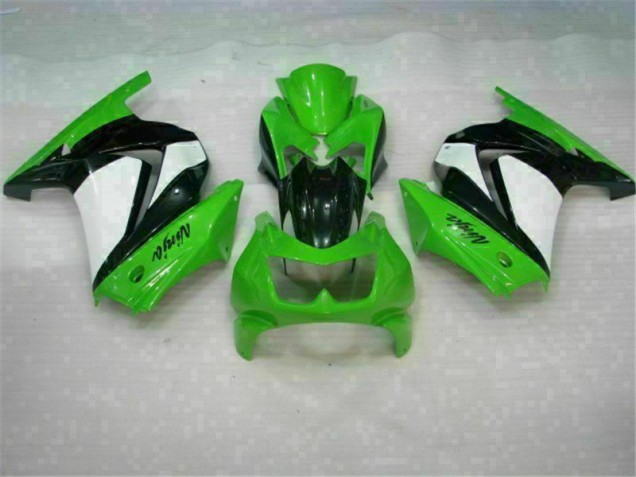 Vert Noir Ninja Kit Carénages Complet Kawasaki EX250 2008-2012 Vert Noir Ninja Kit Carénages Complet Kawasaki EX250 2008-2012