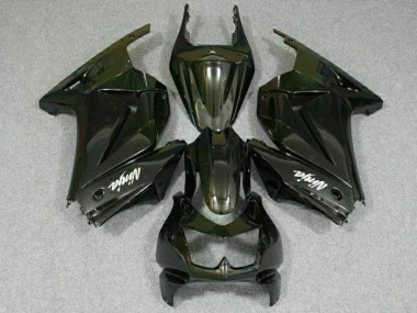 Noir Kit Carénages Kawasaki EX250 2008-2012 Abordables