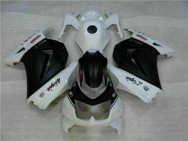 Blanc Noir Ninja Carénage Kawasaki EX250 2008-2012 Abordables
