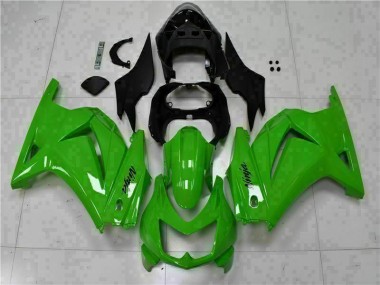Vert Noir Ninja Kit Carénages & Plastique Kawasaki EX250 2008-2012 Abordables
