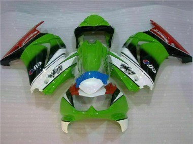 Blanc Vert Noir Ninja Carénage Kawasaki EX250 2008-2012 Abordables