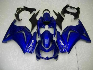 Bleu Noir Blanc Ninja Carénages Kawasaki EX250 2008-2012 Abordables