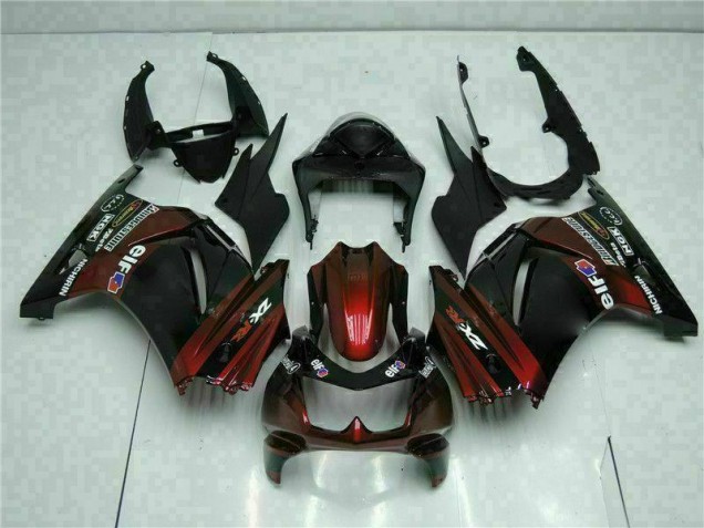 Noir Kit Carénages & Plastique Kawasaki EX250 2008-2012