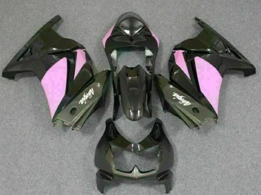 Noir Rose Ninja Carénage Kawasaki EX250 2008-2012 Abordables