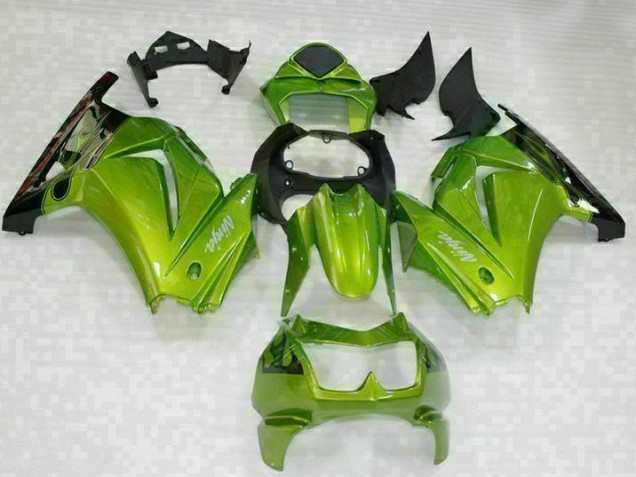 Vert Noir Carénage Kawasaki EX250 2008-2012