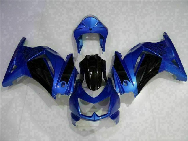 Bleu Noir Carénage Kawasaki EX250 2008-2012