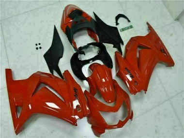 Rouge Noir Ninja Carénage Kawasaki EX250 2008-2012 Abordables