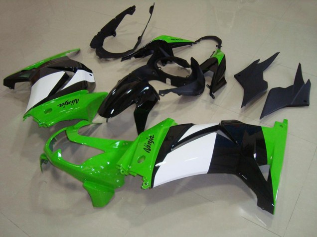 Vert Blanc Noir Carénage Kawasaki ZX 250R 2008-2012 Vert Blanc Noir Carénage Kawasaki ZX 250R 2008-2012
