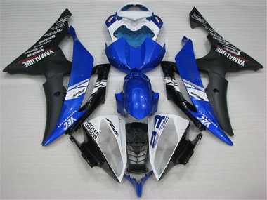 Blanc Bleu Noir Carénage Yamaha R6 2008-2016 Abordables
