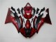 Rouge Noir Carénages Yamaha R6 2008-2016 Rouge Noir Carénages Yamaha R6 2008-2016
