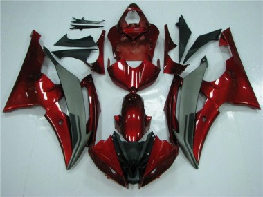 Rouge Gris Carénage Yamaha R6 2008-2016 Abordables
