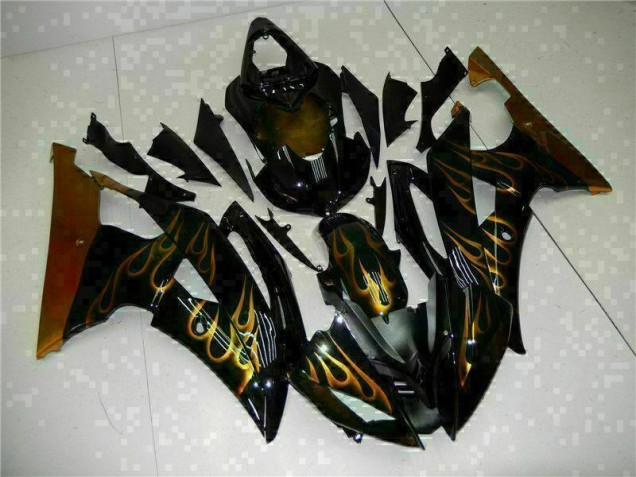 Noir Carénages Yamaha R6 2008-2016