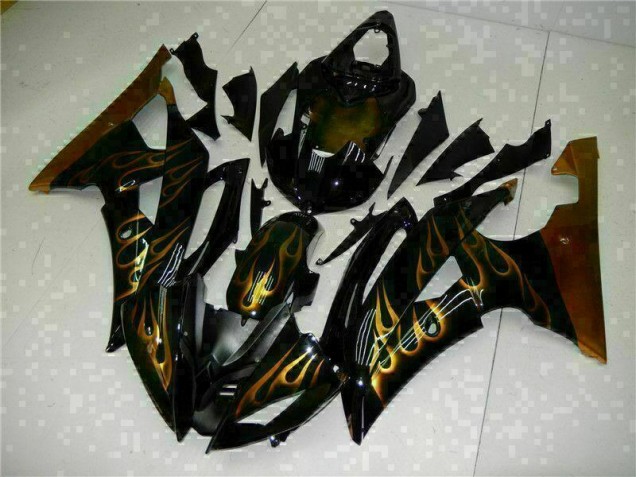 Noir Carénages Yamaha R6 2008-2016