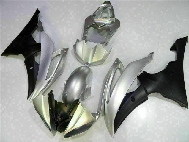 Argent Noir Carénage Yamaha R6 2008-2016 Argent Noir Carénage Yamaha R6 2008-2016