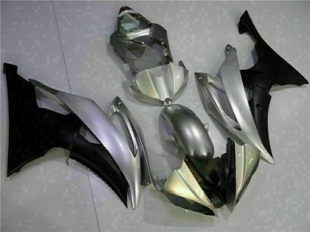 Argent Noir Carénage Yamaha R6 2008-2016 Argent Noir Carénage Yamaha R6 2008-2016
