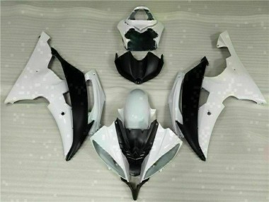 Blanc Noir Kit Carénages & Plastique Yamaha R6 2008-2016 Abordables