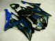 Bleu Flamme Noir Carénage Yamaha R6 2008-2016 Bleu Flamme Noir Carénage Yamaha R6 2008-2016