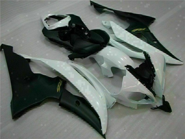 Blanc Noir Carénages Yamaha R6 2008-2016 Blanc Noir Carénages Yamaha R6 2008-2016