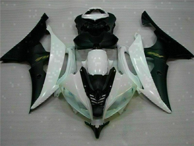 Blanc Noir Carénages Yamaha R6 2008-2016 Blanc Noir Carénages Yamaha R6 2008-2016