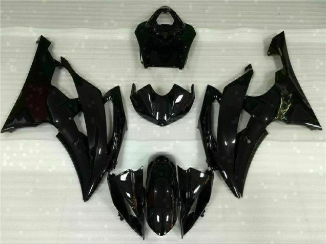 Noir Brillant Carénage Yamaha R6 2008-2016 Noir Brillant Carénage Yamaha R6 2008-2016