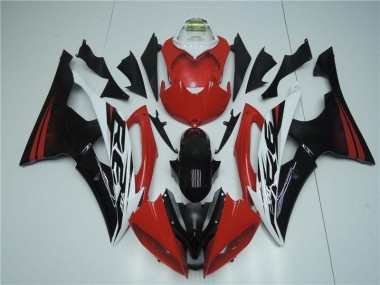 Rouge Blanc Carénages Yamaha R6 2008-2016 Abordables