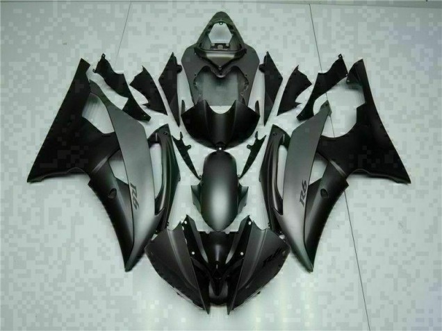 Gris Noir Carénages Yamaha R6 2008-2016 Gris Noir Carénages Yamaha R6 2008-2016