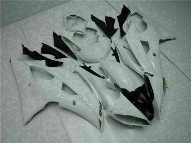 Blanc Kit Carénages Yamaha R6 2008-2016 Abordables
