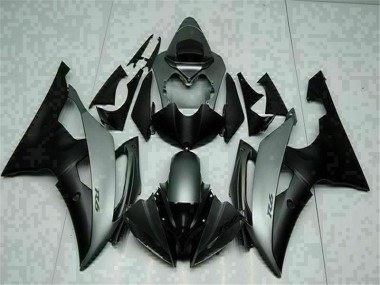 Gris Noir Carénage Yamaha R6 2008-2016 Abordables
