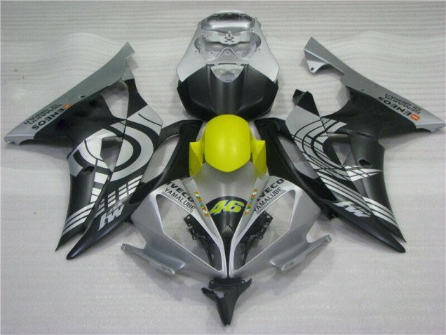 Jaune Noir Argent Carénage Yamaha R6 2008-2016 Jaune Noir Argent Carénage Yamaha R6 2008-2016