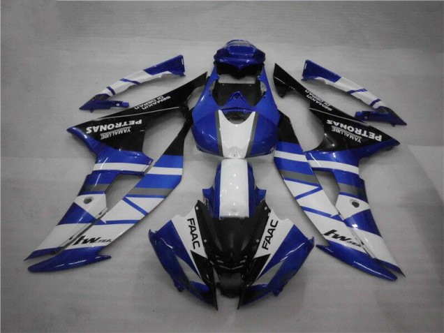 Bleu Blanc FAAC Carénage Yamaha R6 2008-2016