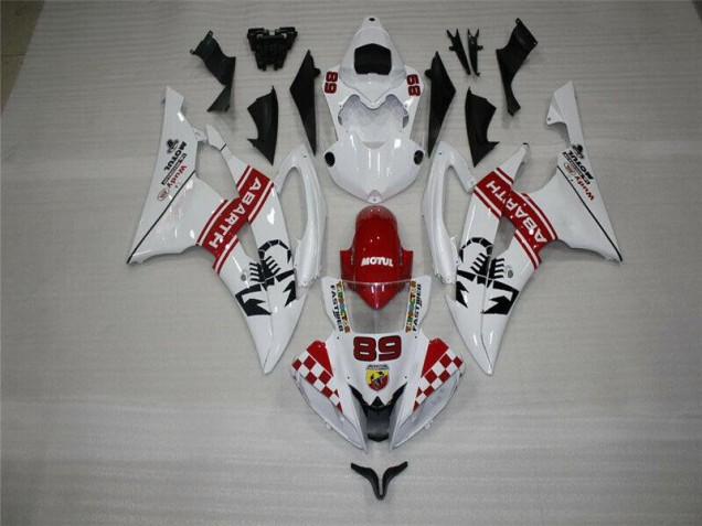Blanc Carénages & Carrosserie Yamaha R6 2008-2016
