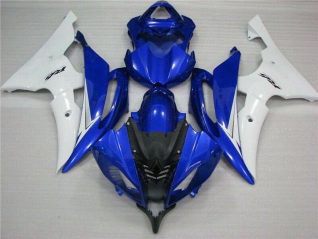 Bleu Blanc Noir Carénage Yamaha R6 2008-2016