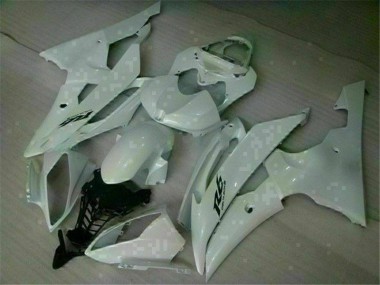 Blanc Kit Carénages Complet Yamaha R6 2008-2016 Abordables