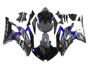 Gris Bleu Requin Carénage Yamaha R6 2008-2016 Abordables
