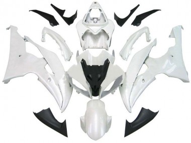 Blanc Nacré Carénages Yamaha R6 2008-2016 Abordables