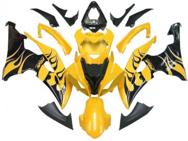Jaune Noir Flamme R6 Carénage Yamaha R6 2008-2016 Abordables