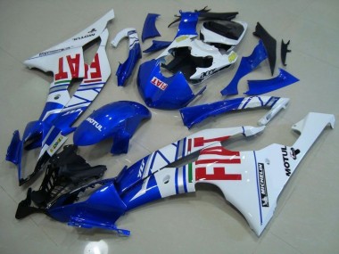 Bleu Blanc Rouge Fiat Carénage Yamaha R6 2008-2016 Abordables