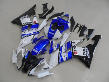 Bleu Bleu Blanc ENEOS Carénage Yamaha R6 2008-2016 Abordables