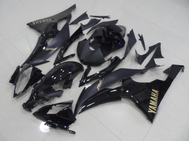 Noir avec Or Décalque Carénage Yamaha R6 2008-2016 Noir avec Or Décalque Carénage Yamaha R6 2008-2016
