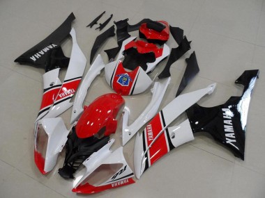 Rouge Blanc Noir Kit Carénages Yamaha R6 2008-2016 Abordables