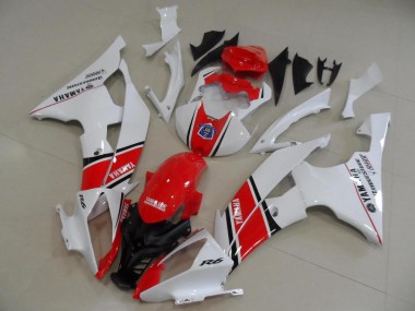 Rouge Blanc Style OEM Carénage Yamaha R6 2008-2016 Abordables