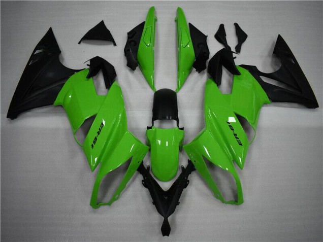 Vert Noir Carénage Kawasaki EX650 2009-2011